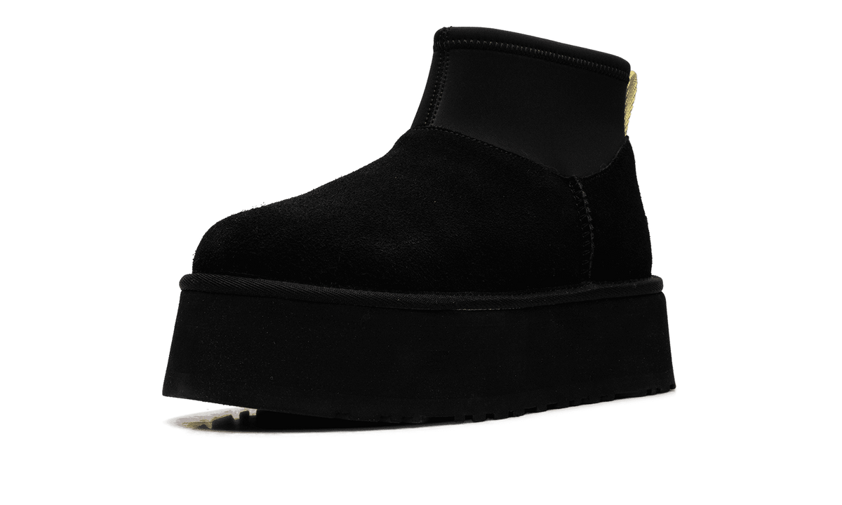 UGG WOMENS Classic Mini Dipper Boot Womens "Black Yellow" 1168170 BLK 1168170 BLK from Stadium Goods
