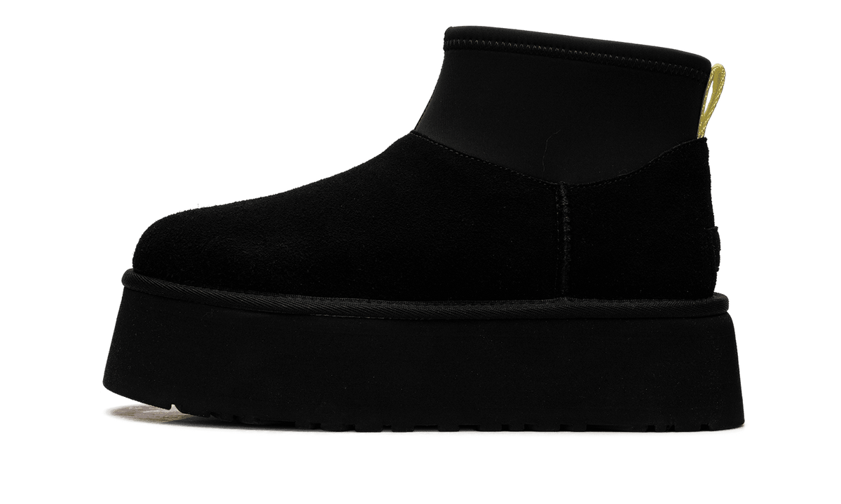 UGG WOMENS Classic Mini Dipper Boot Womens "Black Yellow" 1168170 BLK 1168170 BLK from Stadium Goods